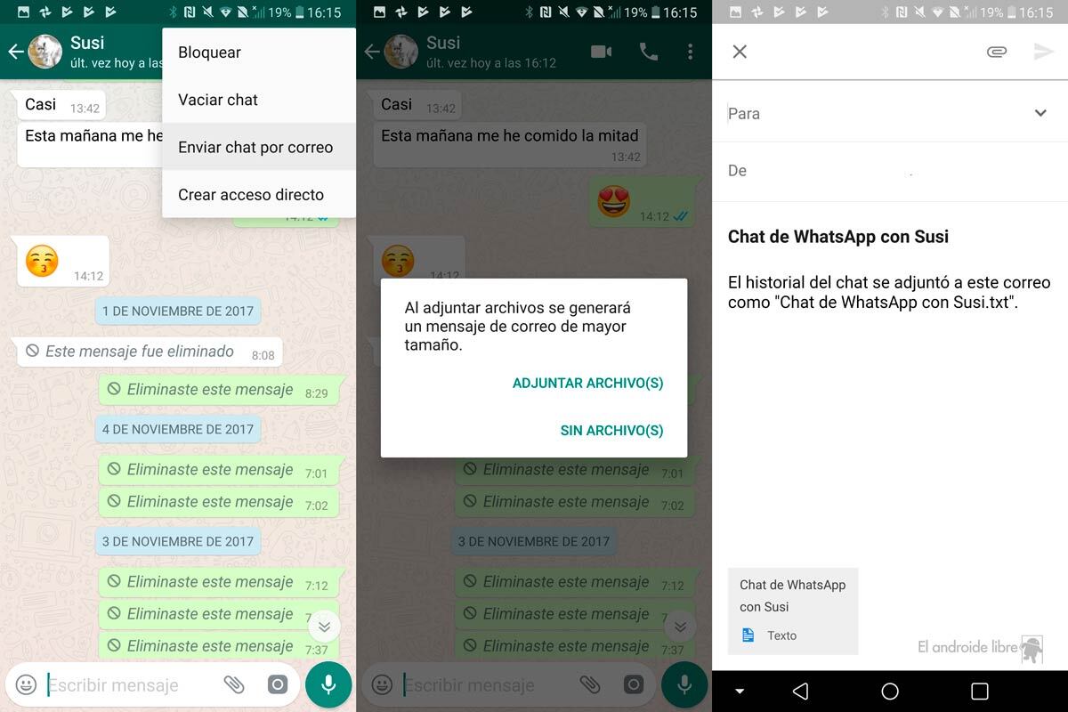 ¿cómo Enviar Un Chat Completo A Un Contacto De Whatsapp Zona 3 Equilibrio Perfecto Reporteemk 2704